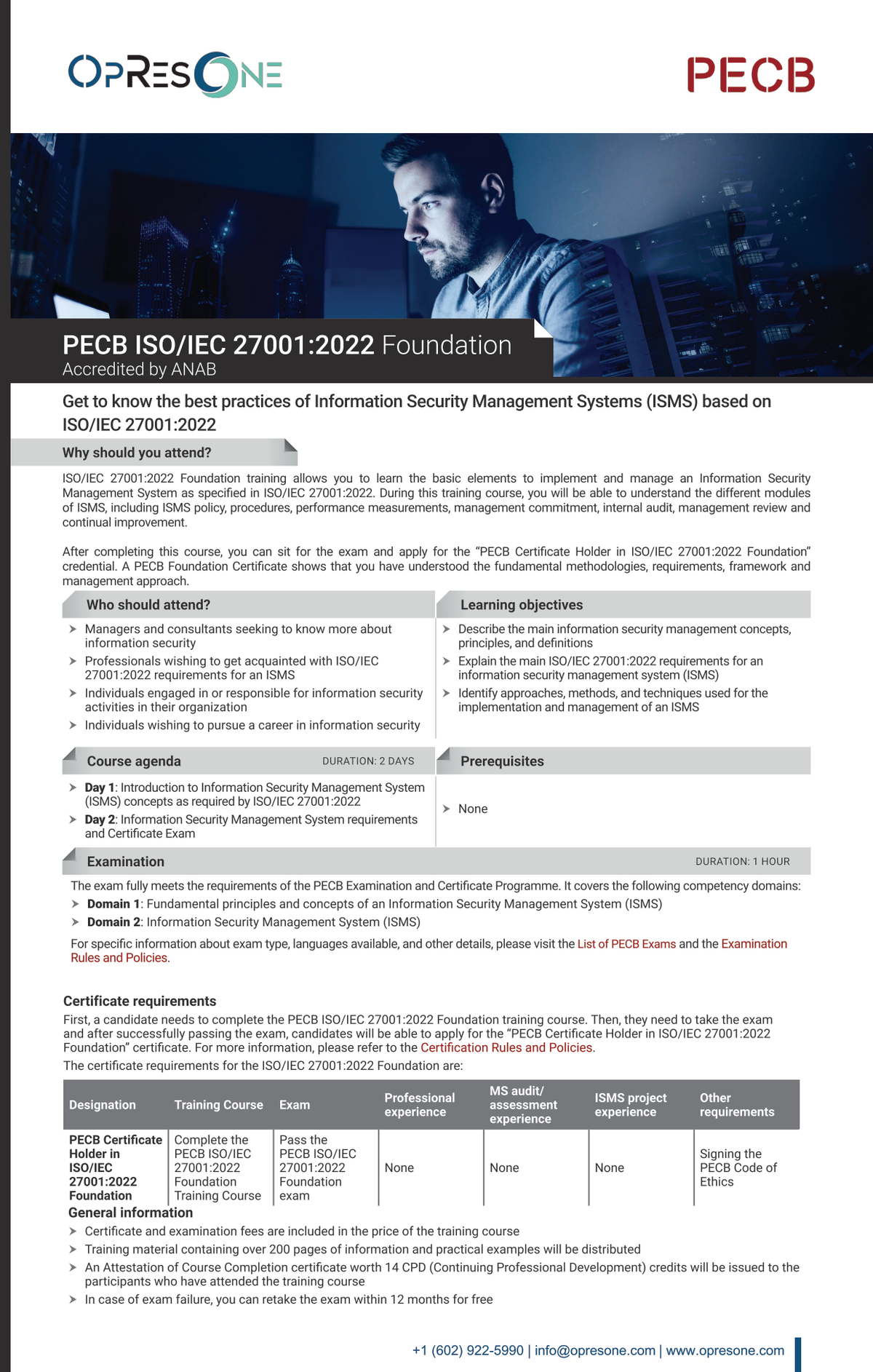 ISO 27001 Foundation Course