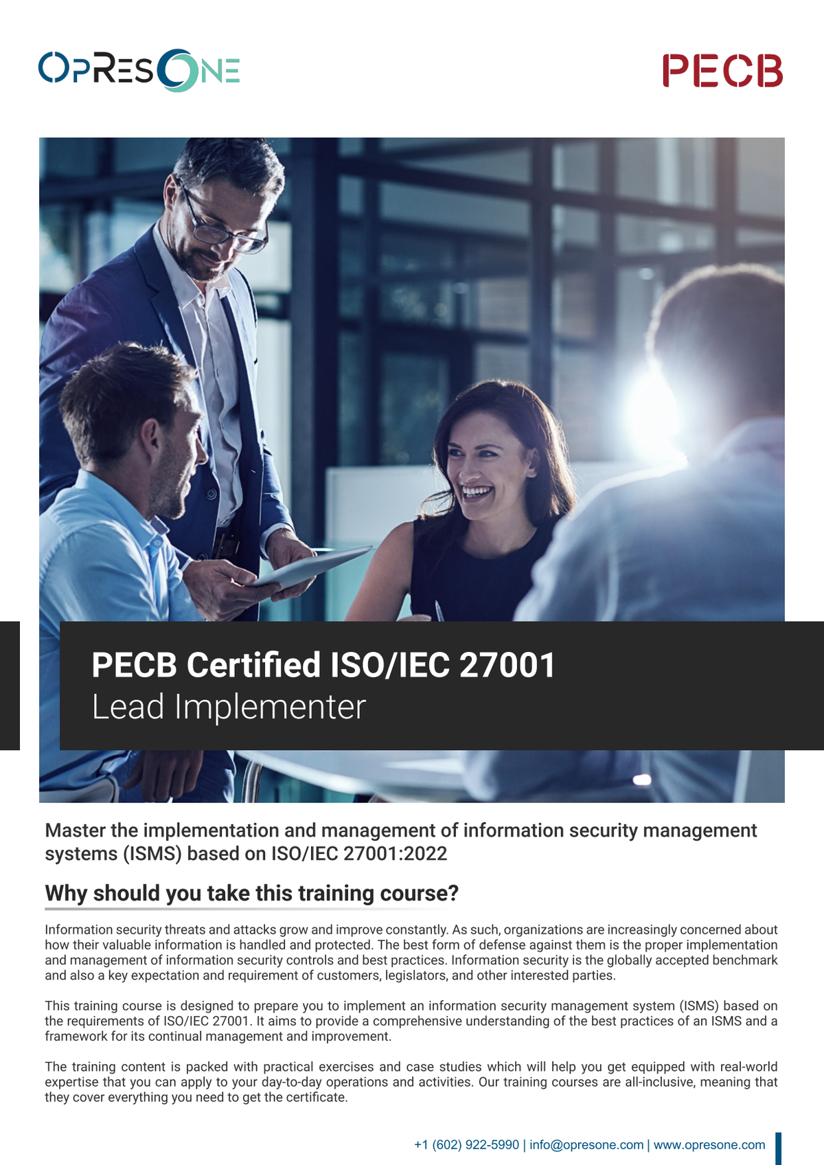 ISO 27001 Lead Implementer Certification Course