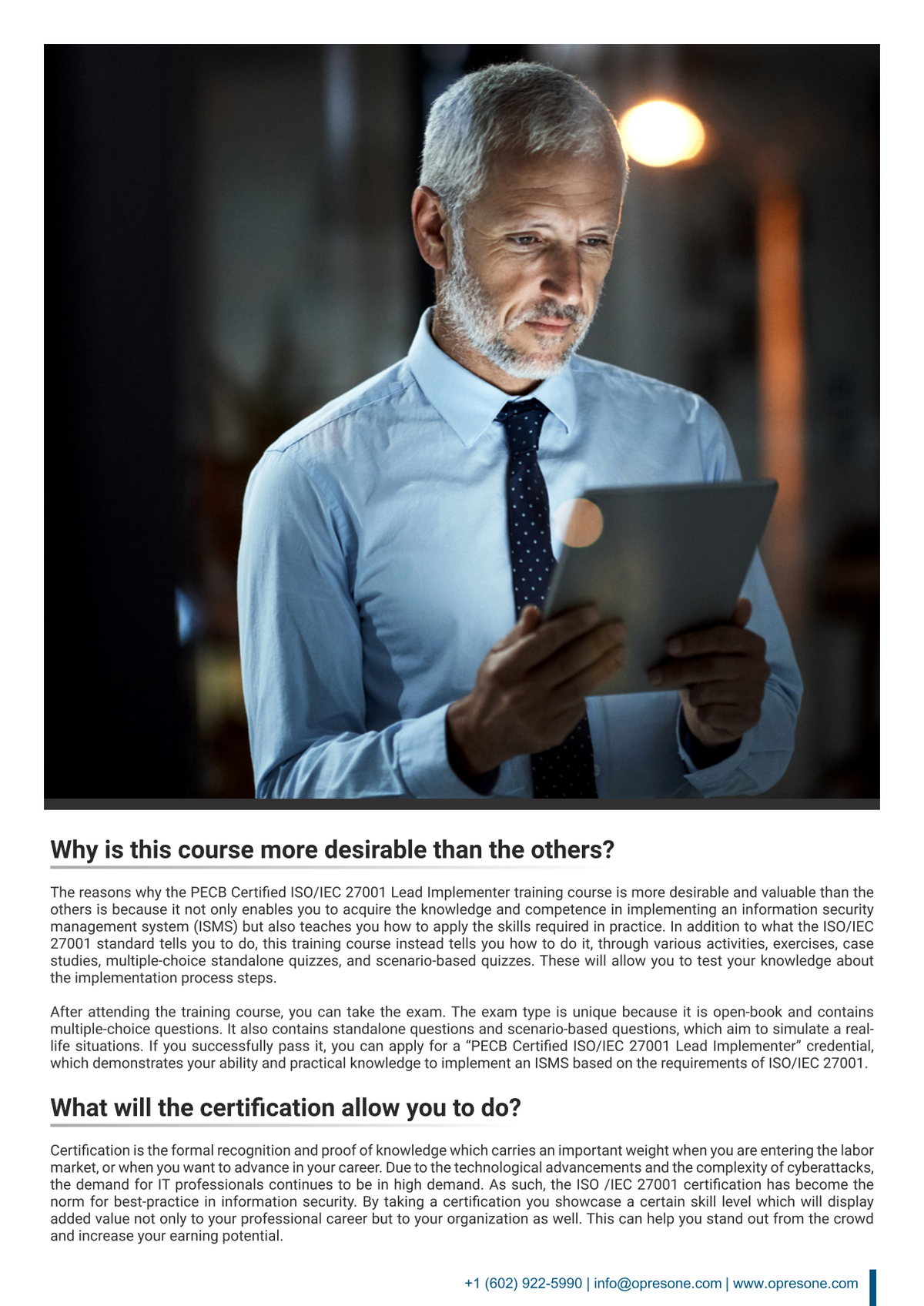 ISO 27001 Lead Implementer Certification Course