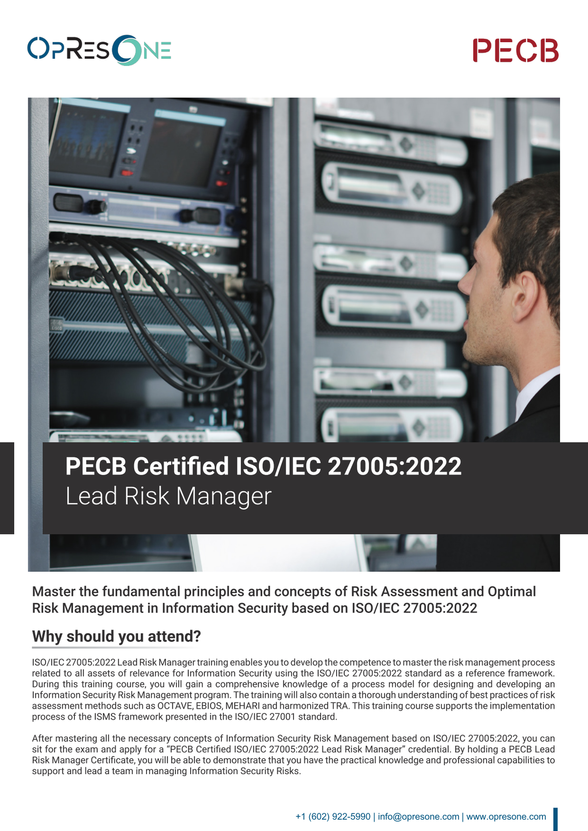 ISO/IEC 27005 Lead Information Security Risk Manager