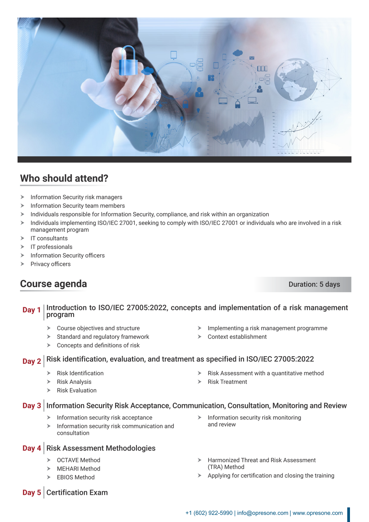 ISO/IEC 27005 Lead Information Security Risk Manager