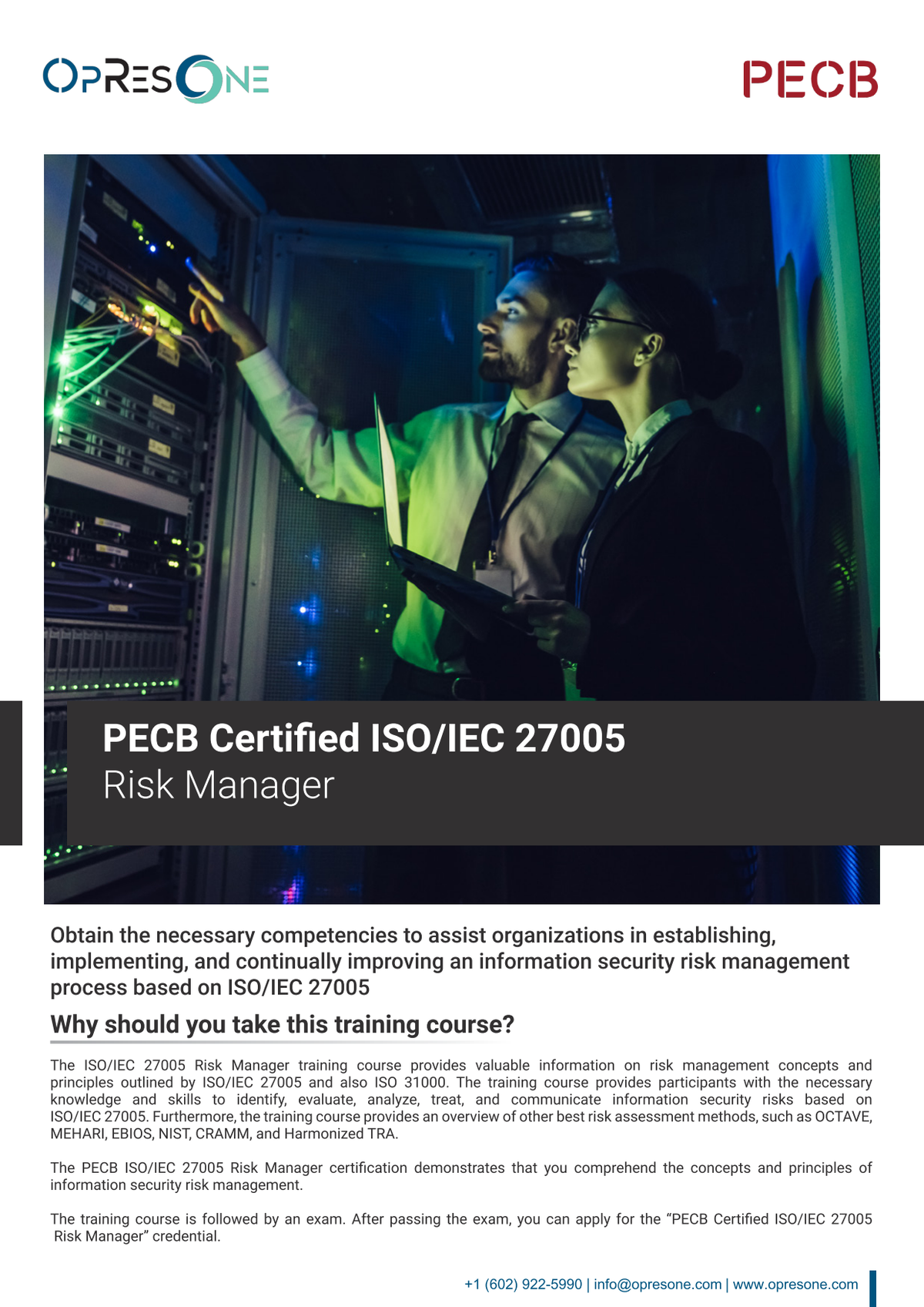 ISO/IEC 27005 Information Security Risk Manager