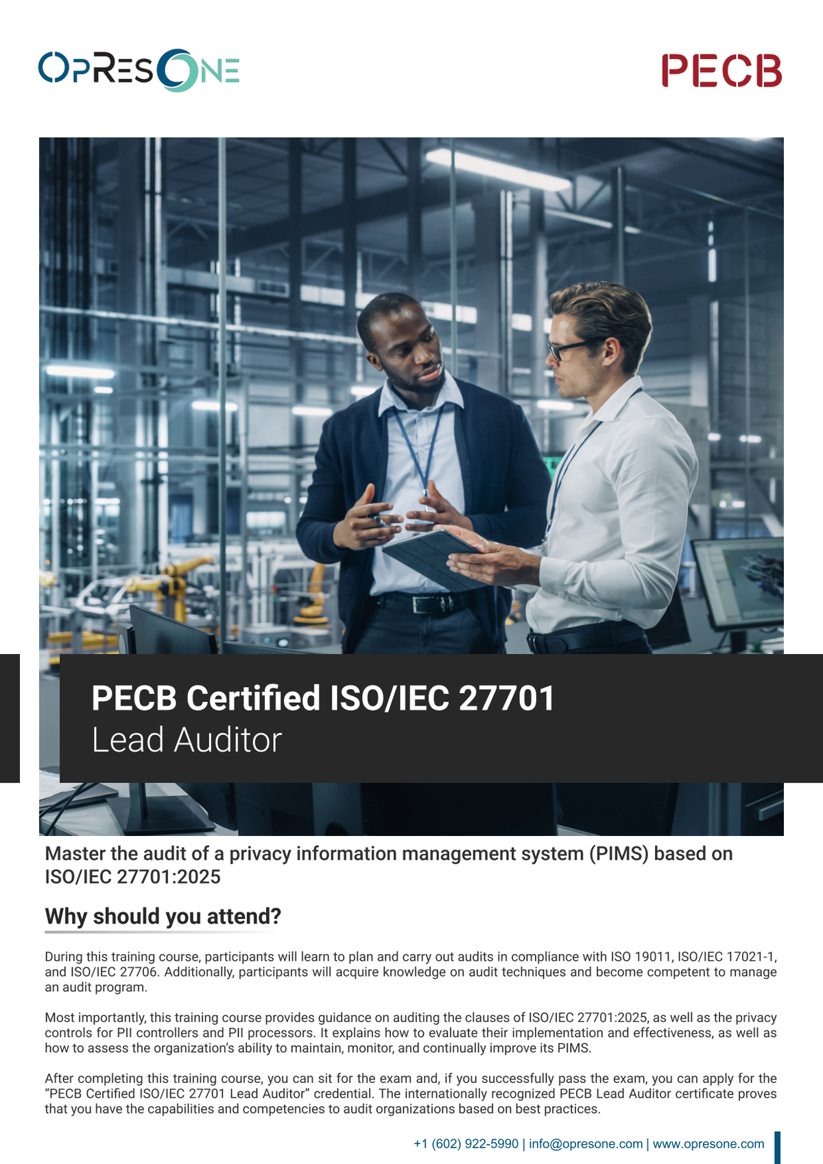 ISO/IEC 27701 Lead Auditor Certification Course