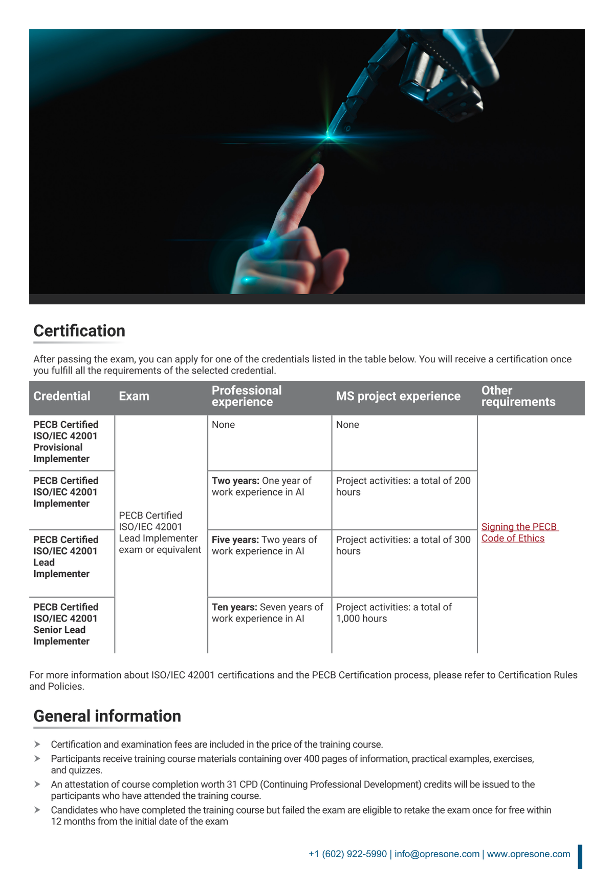 ISO 42001 Lead Implementer Certification Course